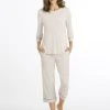 HANRO Natural Comfort 3/4-Pyjama