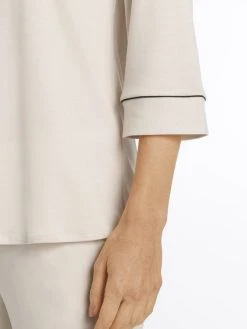 HANRO Natural Comfort 3/4-Pyjama -Leggings Shop Hanro Natural Comfort 3 4 Pyjama weiss 077965 1809 3