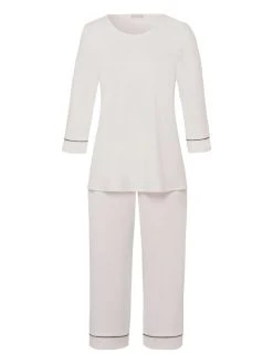 HANRO Natural Comfort 3/4-Pyjama -Leggings Shop Hanro Natural Comfort 3 4 Pyjama weiss 077965 1809 4