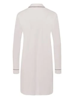 HANRO Natural Comfort Durchgeknöpftes Nachtkleid, Länge 100cm -Leggings Shop Hanro Natural Comfort Durchgeknoepftes Nachtkleid Laenge 100cm weiss 077964 1809 4