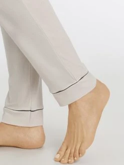 HANRO Natural Comfort Pyjama Lang, Durchgeknöpft -Leggings Shop Hanro Natural Comfort Pyjama lang durchgeknoepft weiss 077966 1809 3