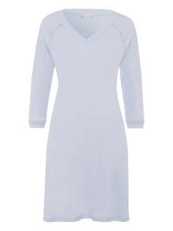 HANRO Pure Essence 3/4-Arm-Nachthemd, Länge 90cm -Leggings Shop Hanro Pure Essence Nachthemd 3 4 Arm blau 077948 0511 4