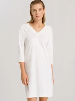 HANRO Pure Essence 3/4-Arm-Nachthemd, Länge 90cm