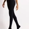 Hey Honey Tie Die Black Barre-Leggings
