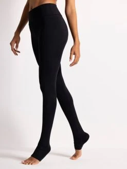 Hey Honey Tie Die Black Barre-Leggings