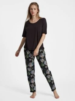 LASCANA Blossom Dreams Langarm-Pyjama