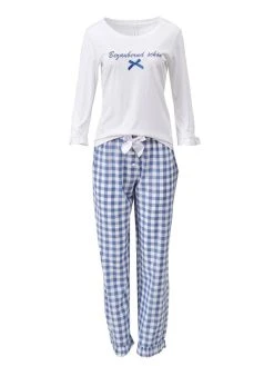 Louis & Louisa Bezaubernd Schön Pyjama, Lang -Leggings Shop Louis Louisa Bezaubernd Schoen 3 4 Pyjama blau 23BSPY WB 2