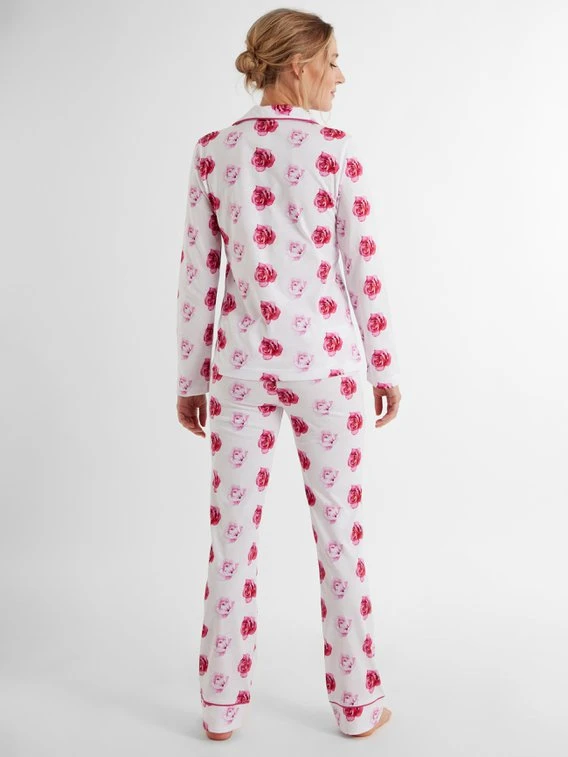Louis & Louisa Rosarote Träume Pyjama, Durchgeknöpft 2 Louis & Louisa Rosarote Träume Pyjama, Durchgeknöpft – Bild 2