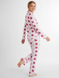 Louis & Louisa Rosarote Träume Pyjama, Durchgeknöpft 6 Louis & Louisa Rosarote Träume Pyjama, Durchgeknöpft -Leggings Shop Louis Louisa Rosarote Traeume Pyjama durchgeknoepft rot 23RTPK WA 2