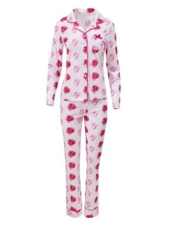 Louis & Louisa Rosarote Träume Pyjama, Durchgeknöpft 7 Louis & Louisa Rosarote Träume Pyjama, Durchgeknöpft -Leggings Shop Louis Louisa Rosarote Traeume Pyjama durchgeknoepft rot 23RTPK WA 3