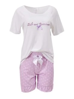 Louis & Louisa Süß Und Verträumt Kurz-Pyjama 7 Louis & Louisa Süß Und Verträumt Kurz-Pyjama -Leggings Shop Louis Louisa Suess und Vertraeumt Kurz Pyjama violett 23SVSS WF 3