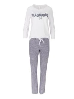 Louis & Louisa Traumfrau Pyjama, Lang -Leggings Shop Louis Louisa Traumfrau Lang Pyjama grau 22TFPY WA 4
