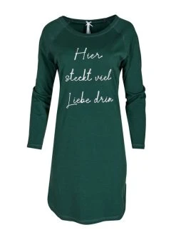 Louis & Louisa Winterwunderland Langarm-Nachthemd -Leggings Shop Louis und Louisa Winterwunderland Langarm Nachthemd gruen 22WWNB GR 3