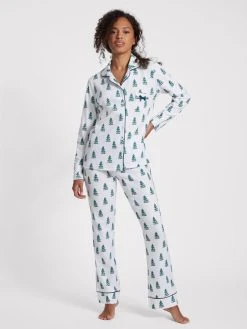Louis & Louisa Winterwunderland Pyjama, Durchgeknöpft