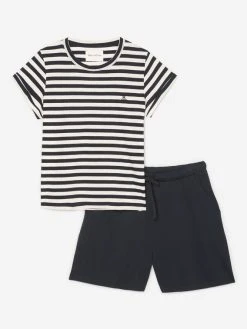 Marc O'Polo Key Selection Kurz-Pyjama -Leggings Shop Marc OPolo Key Selection Kurz Pyjama blau 23Q1W00173 C4 3