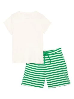 Marc O'Polo Key Selection Kurz-Pyjama -Leggings Shop Marc OPolo Key Selection Kurz Pyjama gruen 23Q1W00173 C9 3