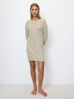 Marc O'Polo Summer Sensation Langarm-Nachthemd 7 Marc O'Polo Summer Sensation Langarm-Nachthemd -Leggings Shop Marc OPolo Summer Sensation Langarm Nachthemd weiss 23Q1W00180 133 2