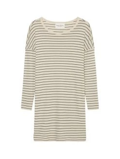 Marc O'Polo Summer Sensation Langarm-Nachthemd 9 Marc O'Polo Summer Sensation Langarm-Nachthemd -Leggings Shop Marc OPolo Summer Sensation Langarm Nachthemd weiss 23Q1W00180 133 4