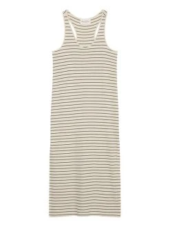 Marc O'Polo Summer Sensation Langes Lounge-Kleid -Leggings Shop Marc OPolo Summer Sensation Langes Lounge Kleid weiss 23Q1W00085 E133 3