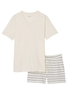Marc O'Polo Loungeset Kurz-Pyjama -Leggings Shop Marc O Polo Loungeset Kurz Pyjama weiss 177559 103 2