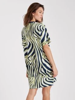 Leggings Shop -Leggings Shop Mey Anh Kurzarm Nachthemd Laenge 90cm gelb 17490 382 1