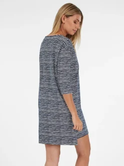 MEY Serie Abbi Bigshirt Mit 3/4-Ärmel, Länge 86cm -Leggings Shop Mey Damen Serie Abbi Bigshirt mit 3 4 aermel Laenge 86cm blau 16121 233 1631703907 1