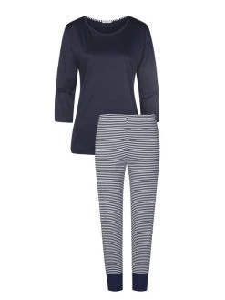 MEY Paula 7/8-Pyjama -Leggings Shop Mey Paula 7 8 Pyjama blau 13951 408 2