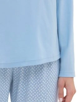 MEY Serie Emelie Pyjama, Lang -Leggings Shop Mey Serie Emelie Pyjama lang blau 14037 309 3