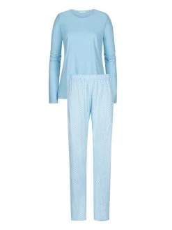 MEY Serie Emelie Pyjama, Lang -Leggings Shop Mey Serie Emelie Pyjama lang blau 14037 309 5