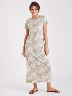 Nanso Amelie Kurzarm-Nachthemd, Länge 130cm