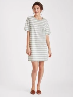 Nanso Maininki Kurzarm-Sleepshirt, Länge 95cm