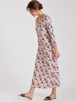 Nanso Sanelma Langes Nachtkleid, Länge 130cm -Leggings Shop Nanso Sanelma Langes Nachtkleid Laenge 130cm rosa 27647 6611 2