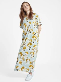 Nanso Ulpukka Kurzarm-Nachthemd, Länge 130cm