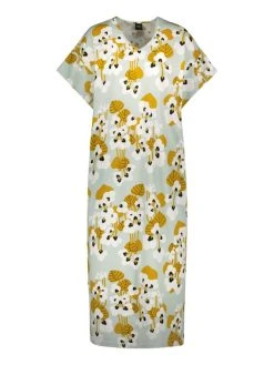 Nanso Ulpukka Kurzarm-Nachthemd, Länge 130cm -Leggings Shop Nanso Ulpukka Kurzarm Nachthemd Laenge 130cm blau 27391 0607 3