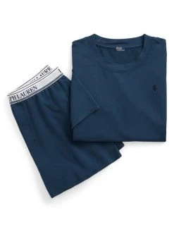 Polo Ralph Lauren Club Terry Lounge-Set -Leggings Shop Polo Ralph Lauren Damen TW NW LW Club Terry Lounge Set blau 4P8029 816 3