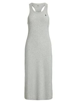 Polo Ralph Lauren Heirloom Rib Slip Dress -Leggings Shop Polo Ralph Lauren Damen TW NW LW Heirloom Rib Slip Dress grau 4P9026 202 4