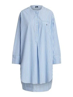 Polo Ralph Lauren Shirting Stripes Langarm-Nachthemd -Leggings Shop Polo Ralph Lauren Damen TW NW LW Shirting Stripes Langarm Nachthemd blau 4P9005 930 3