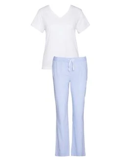 Lauren By Ralph Lauren Soft Jersey Lounge-Set -Leggings Shop Ralph Lauren Core Soft Jersey Lounge Set weiss ILN81794527 SET 100 4