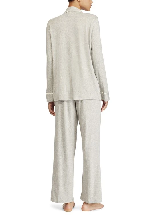 Lauren By Ralph Lauren Hammond Knits Jersey-Pyjama Geknöpft 2 Lauren By Ralph Lauren Hammond Knits Jersey-Pyjama Geknöpft – Bild 2