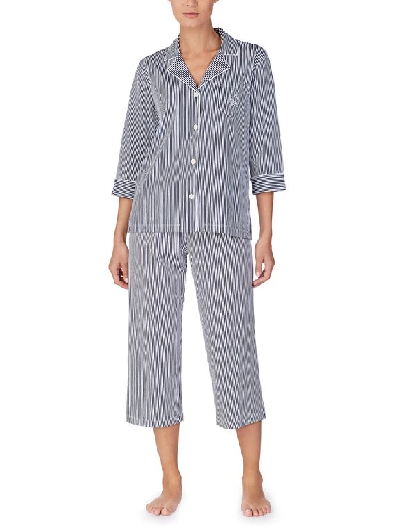 Lauren By Ralph Lauren Heritage Knits Capri-Pyjama 1 Lauren By Ralph Lauren Heritage Knits Capri-Pyjama