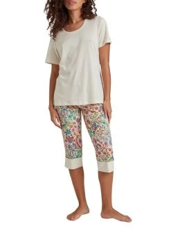 RINGELLA Bloomy Capri-Pyjama -Leggings Shop Ringella B.l.o.o.my Capri Pyjama rot 325151710 SET 210 4