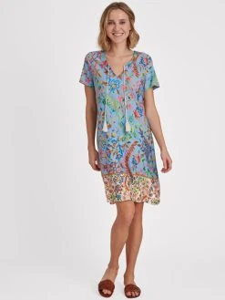 RINGELLA Bloomy Kurzarm-Nachthemd, Länge 90cm