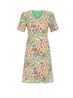 RINGELLA Bloomy Kurzarm-Nachthemd, Länge 95cm -Leggings Shop Ringella B I o o my Kurzarm Nachthemd Laenge 95cm bunt 3251002 431 2