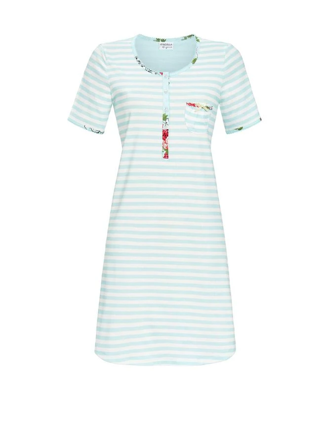 RINGELLA Lingerie Kurzarm-Nachthemd, Länge 95cm 1 RINGELLA Lingerie Kurzarm-Nachthemd, Länge 95cm