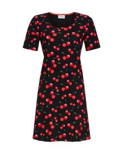 RINGELLA Lingerie Kurzarm-Nachthemd, Länge 95cm -Leggings Shop Ringella Lingerie Kurzarm Nachthemd Laenge 95cm schwarz 3261006 900 3