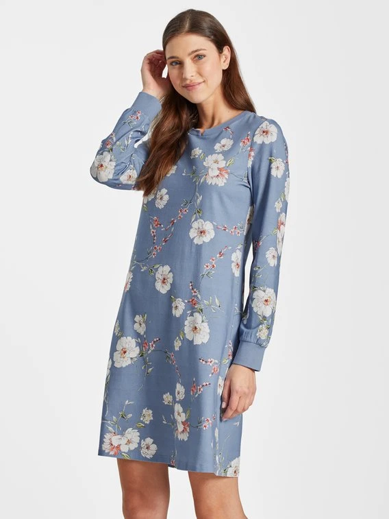 RINGELLA Lingerie Langarm-Nachthemd, Länge 95cm 1 RINGELLA Lingerie Langarm-Nachthemd, Länge 95cm