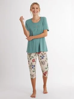 RINGELLA Women Capri-Pyjama -Leggings Shop Ringella Women Capri Pyjama gruen 3211201 550 2