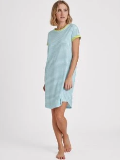 RINGELLA Women Kurzarm-Bigshirt, Länge 90cm -Leggings Shop Ringella Women Kurzarm Bigshirt Laenge 90cm blau 3211012 205 2