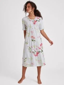 RINGELLA Women Kurzarm-Nachthemd, Länge 105cm