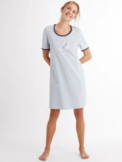 RINGELLA Women Kurzarm-Nachthemd, Länge 90cm